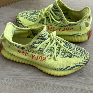 Yeezy Boost 350 V2 Adidas Originals B37572 Sefrye/Rawste/Red Unisex SZ 8